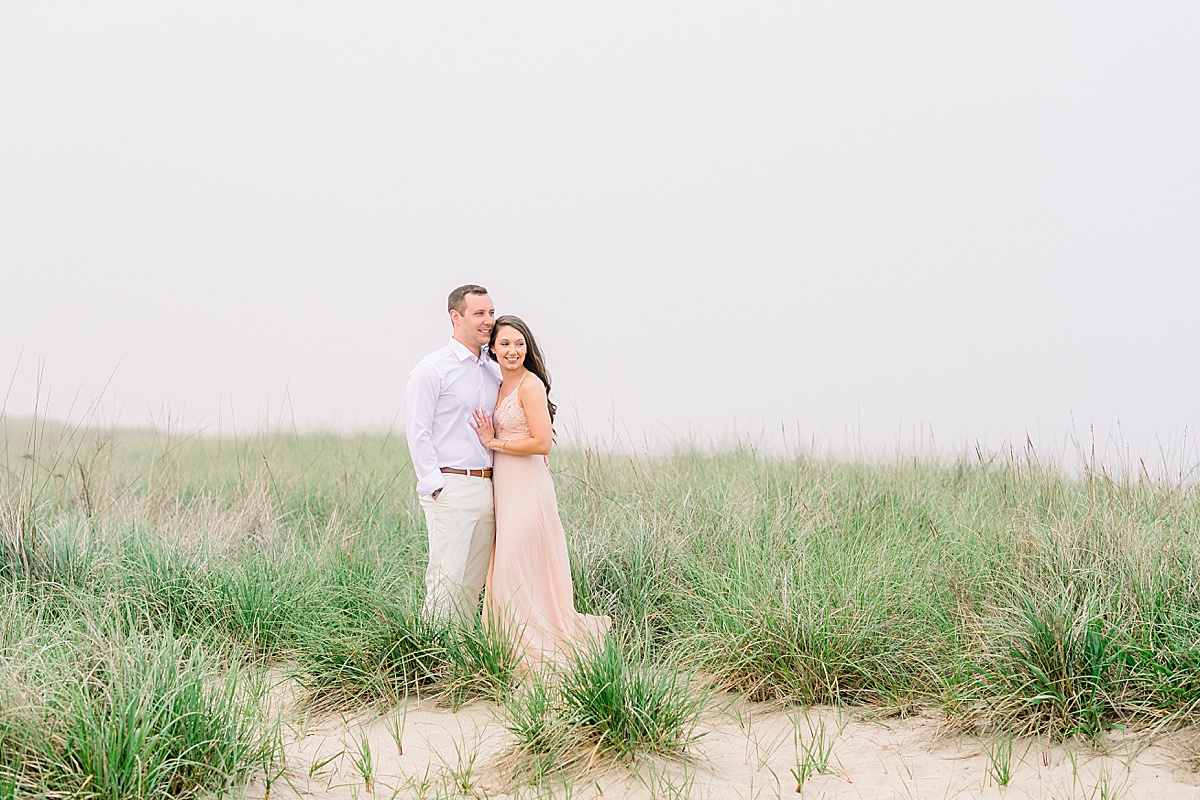 Nantucket Engagement Photos on Sconset Beach with Tyler and Kaitlyn