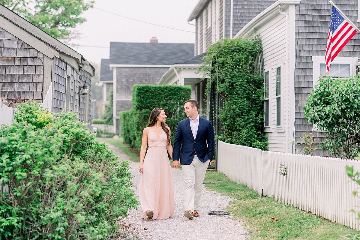 Nantucket Engagement Photos in Sconset with Tyler and Kaitlyn