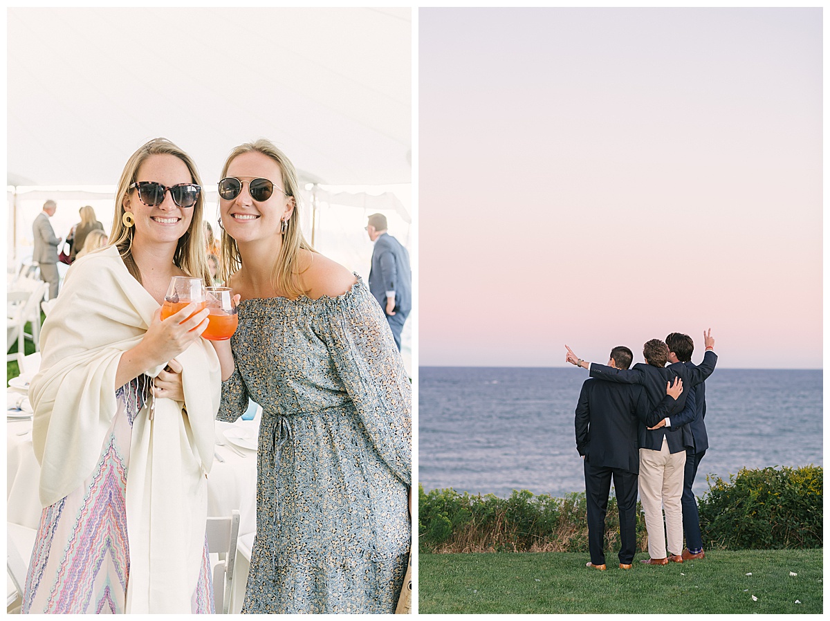 Haley and Michael's Nantucket Whale's Watch Wedding Reception
