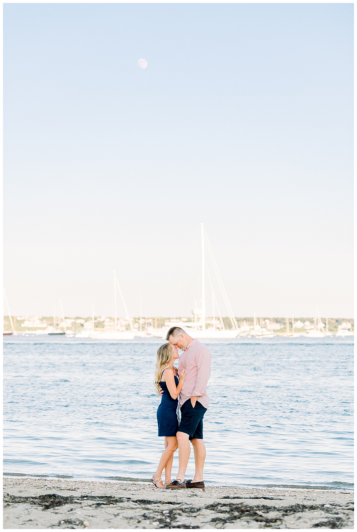 Kylee and Taylor's Nantucket Engagement at Brant Point Lighthouse