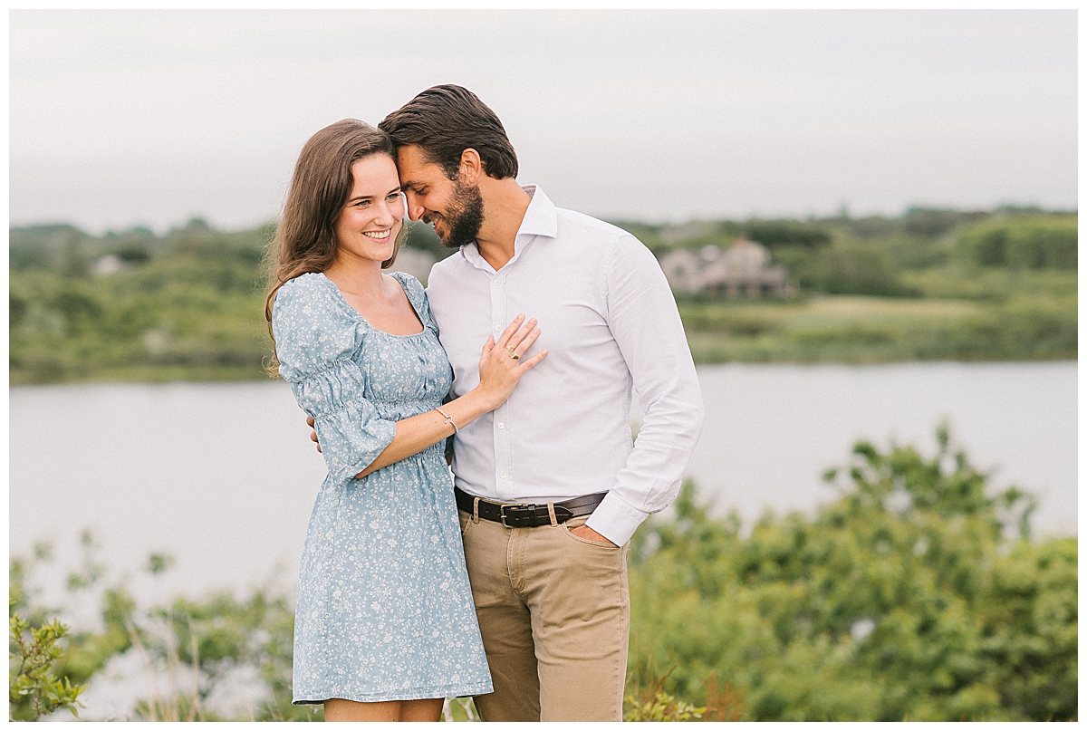 Jane and Richard's Nantucket Engagement Session in the Moors