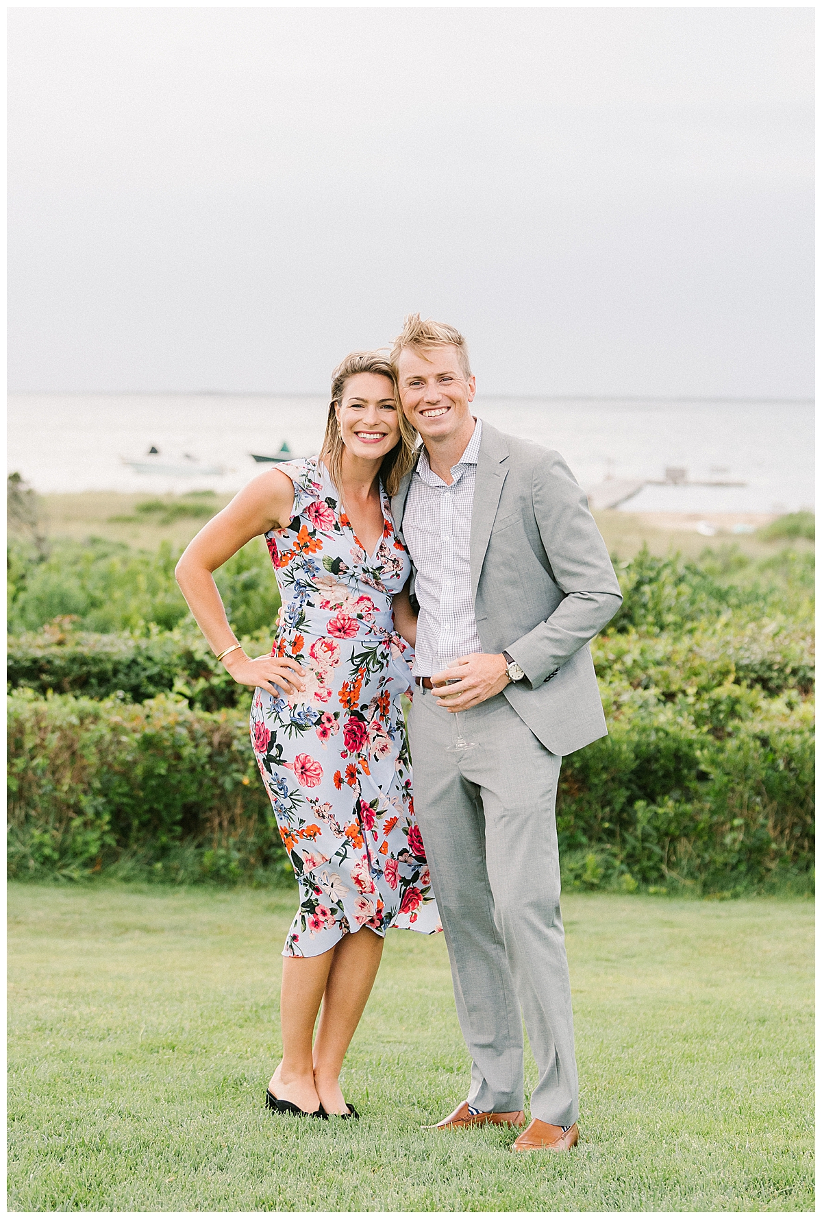 Elizabeth and Jared's Nantucket Micro Wedding Family Portraits at the Wauwinet