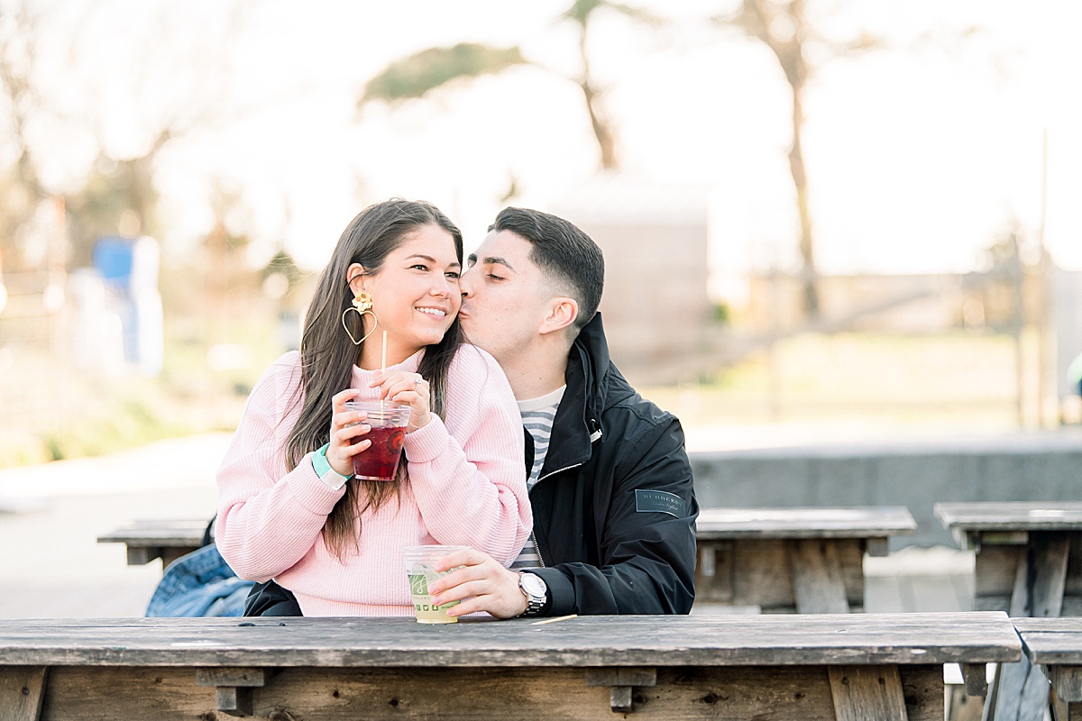 Cisco Brewery Engagement Kiss