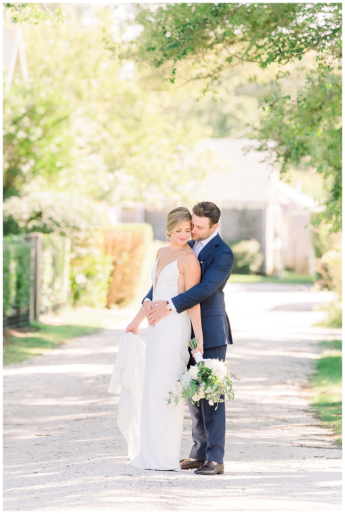 Haley and Michael's Nantucket Wedding Portraits in Sconset