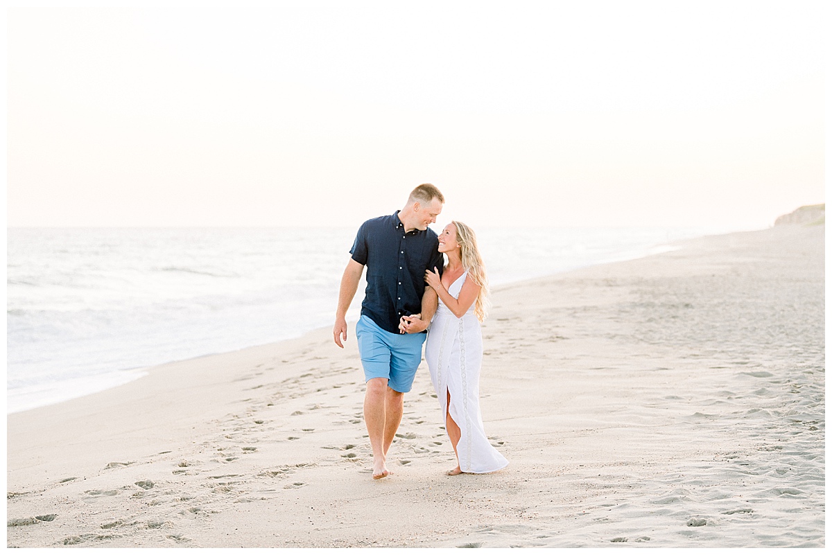 Kylee and Taylor's Nantucket Engagement at Miacomet Beach